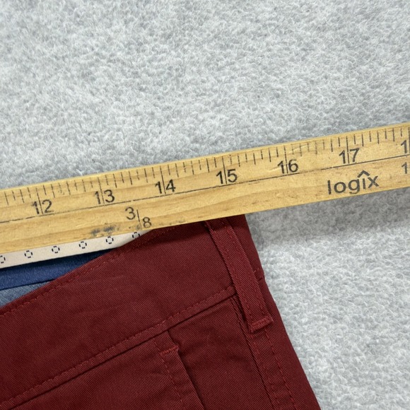 Cremieux Pants Mens 30x30 Red Khakis SoHo Comfort Stretch Slim Fit Chino NEW - Picture 9 of 12